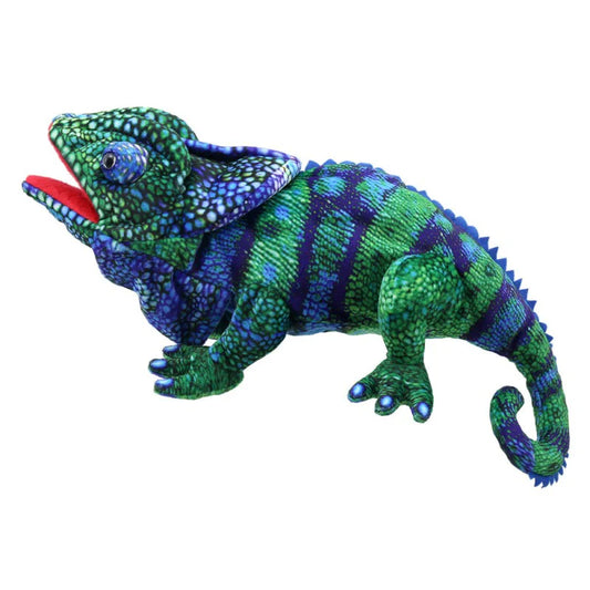 Large Creatures: Chameleon (Blue-Green) Puppet