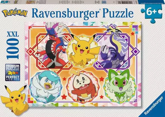 XXL Jigsaw Puzzle - Pokémon Scarlet and Violet Legends (100 Pieces)