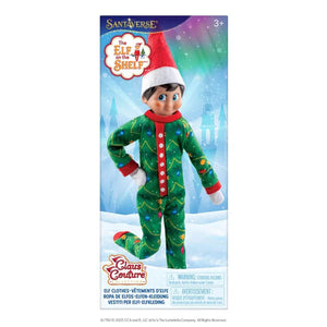 The front of the box packaging of the Elf on the Shelf - Claus Couture® Goodnight, Sleep Bright PJ 