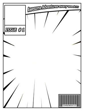 Big Blank Comic Book For Kids