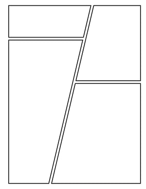 Big Blank Comic Book For Kids