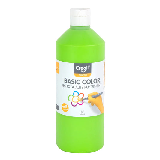 Creall Basic Colour Poster Paint - Light Green (500ml)