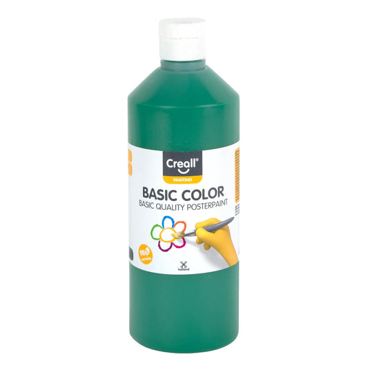Creall Basic Colour Poster Paint - Dark Green (500ml)