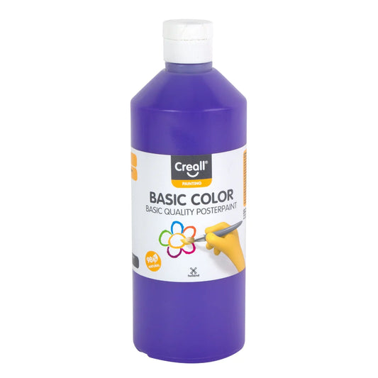 Creall Basic Colour Poster Paint - Purple (500ml)