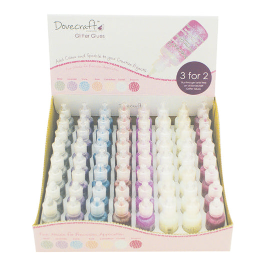 DOVECRAFT GLITTER GLUE PASTEL