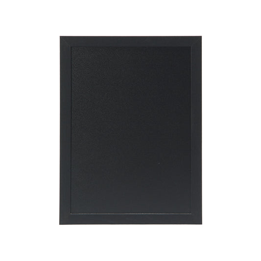 Securit Woody Chalkboard with White Chalk Marker and Mounting Kit 300xx10x400mm Black WBW-BL-30-40