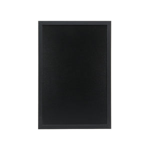 Securit Woody Chalkboard with Chalk Marker and Mounting Kit 400x15x600mm Black WBW-BL-40-60
