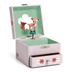 Djeco Musical Box Wood fawn