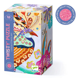 Djeco Puzzle - Sparkling Bird (50 Pieces)