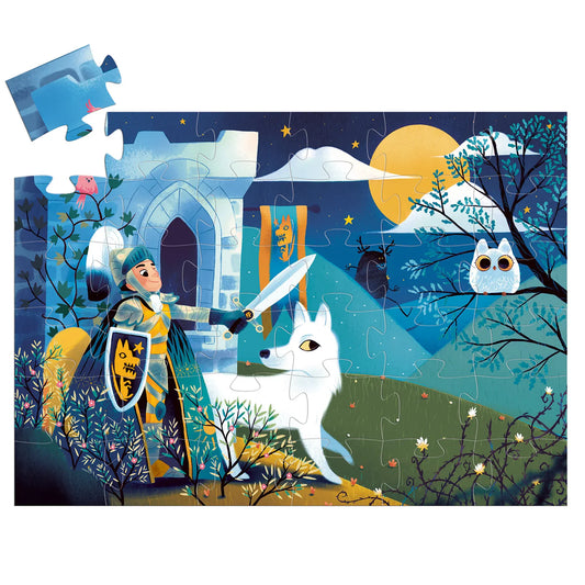 Djeco Jigsaw Puzzle - Full Moon Knight (36 Pieces)