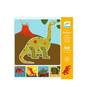 Djeco Stencils Kit - Dinosaurs