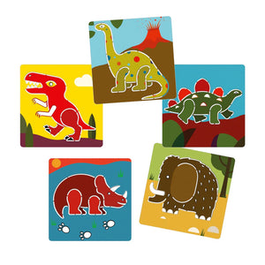 Djeco Stencils Kit - Dinosaurs