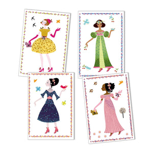 Djeco Paper dolls - Dresses through the seasons