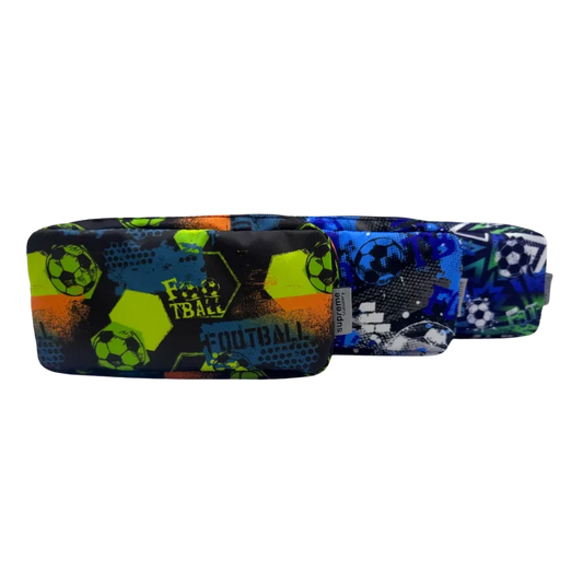 Supreme Stationery Double Pencil Case - Football (Assortment)