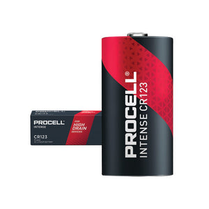 Procell Intense High Power Lithium CR123 3V Battery (Pack of 10) 5000394163393