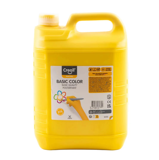 Creall Basic Colour 5 Litre - Primary Yellow