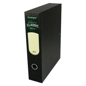 Rexel Classic Box File A4 Black Pk5