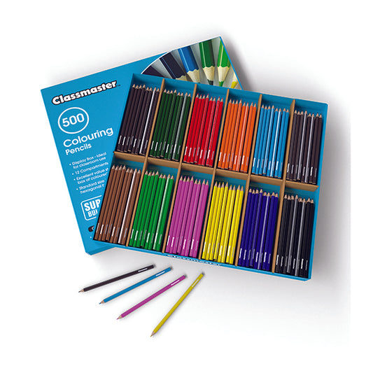 Classmaster Colouring Pencils Assorted (Pack of 500) CP500