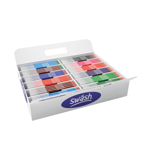 Swash KOMFIGRIP Colouring Pen Broad Tip Assorted (Pack of 300) TC300BD