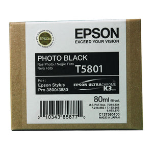 Epson T5801 Ink Cartridge Photo Black C13T580100