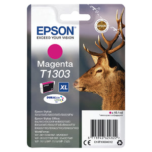 Epson T1303 Ink Cartridge DURABrite Ultra Extra High Yield Stag Magenta C13T13034012