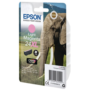 Epson 24XL Ink Cartridge Photo HD Claria Elephant Light Magenta C13T24364012