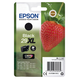 Epson 29XL Home Ink Cartridge Claria High Yield Strawberry Black C13T29914012