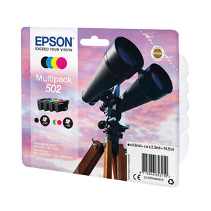 Epson 502 Ink Cartridge Binoculars Multipack CMYK C13T02V64010