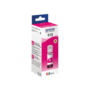 Epson 113 Ink Bottle EcoTank Pigment Magenta C13T06B340