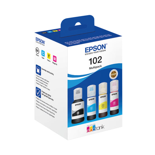 Epson 102 Ecotank CMYK Multipack C13T03R640