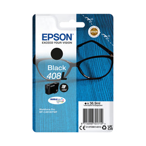 Epson 408L Ink Cartridge DURABrite Ultra Glasses Black C13T09K14010