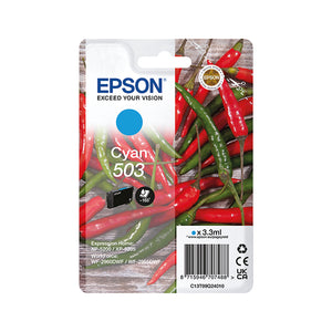 Epson 503 Ink Cartridge Chilli Cyan C13T09Q24010