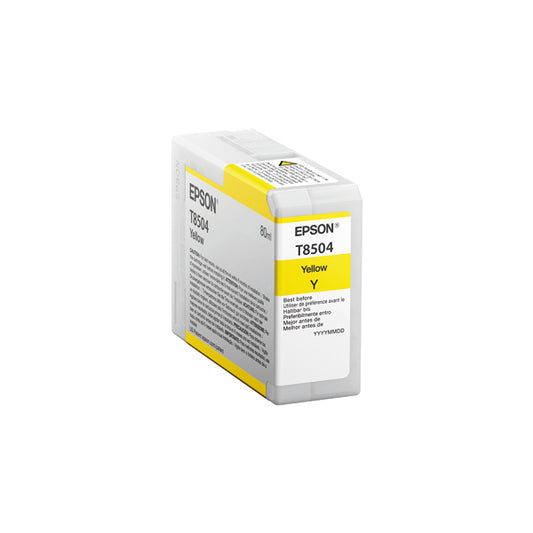 Epson T8504 Ink Cartridge 80ml Yellow C13T850400
