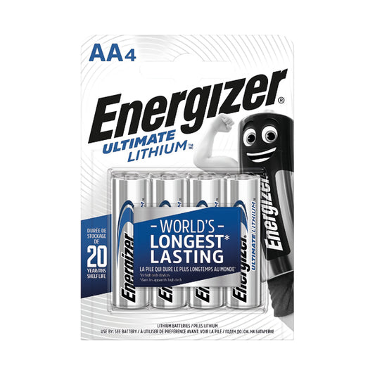 Energizer Ultimate AA Lithium Battery (Pack of 4) 632964