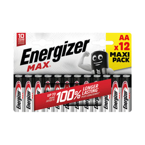 Energizer Max AA Battery (Pack of 12) E303324900