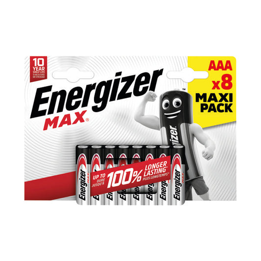 Energizer Max AAA Battery (Pack of 8) E303324100