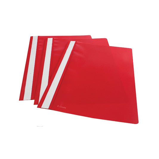 Esselte Report File Polypropylene A4 Red (Pack of 25) 28316