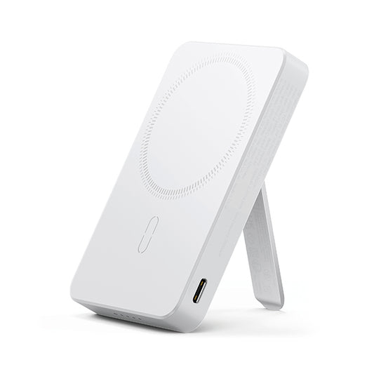 ESR HaloLock Mini Kickstand Wireless Power Bank 5000mAh MagSafe Compatible White 2G504W