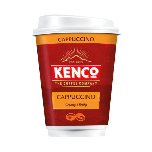 Kenco Cappuccino Coffee 2Go Cups (Pack of 8) MZ975137