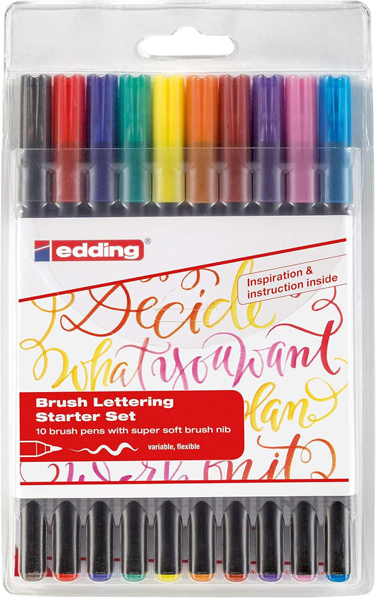 Edding 1340 Brushpen (Set of 10)