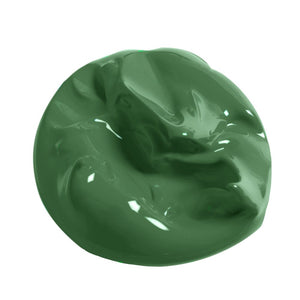 Grass green paint swatch on a white background