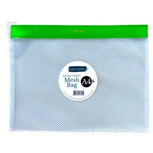 Elements Mesh Bag with Green Strip - A4