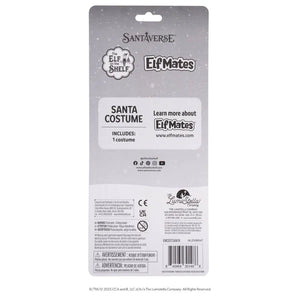 Package of Elf Mates Santa Costume with branding and product details on a white background