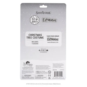 Package of Elf Mate Christmas Tree Costume with branding and product details.