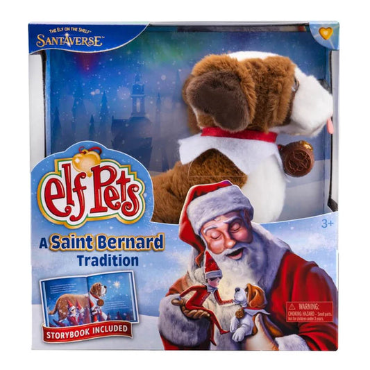 Elf Pets®: A Saint Bernard Tradition Storybook box packaging
