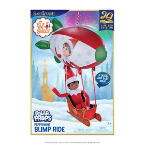 front of box  packaging for the Elf on the Shelf - 20th Anniversary Blimp Inflatable