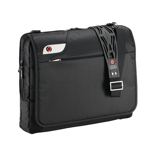 i-stay 15.6 Inch Laptop Messenger Bag 410x80x310mm Black Is0103