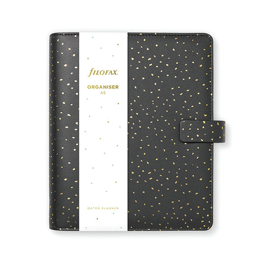 Filofax Confetti Organiser A5 Charcoal 028743