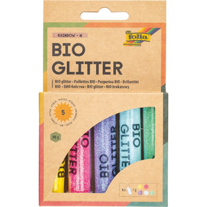 BIO Glitter Mix - Rainbow (5 Tubes)