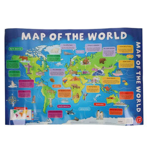 3 Wallchart Posters - The World